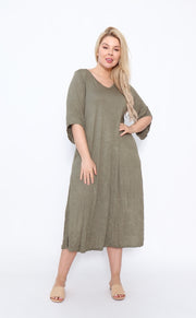 7938 Khaki Dress